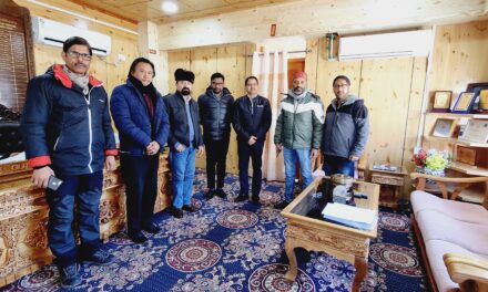 CEC Kargil chairs meeting with Commander 762 BRTF, VIJAYAK