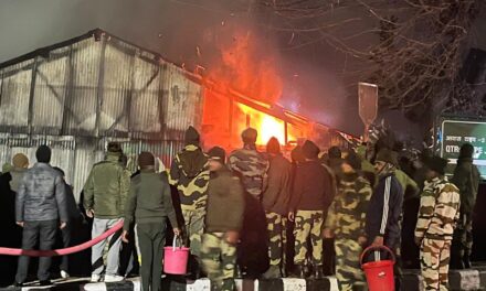 Fire breaks out in ITBP camp Pantha Chowk, Rescue operation launched