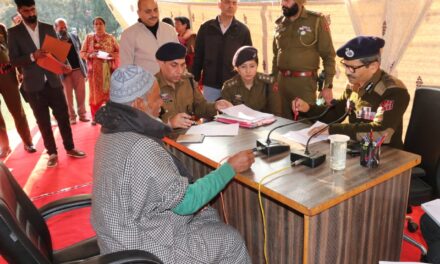 DGP’s grievance redressal programme held at Jammu; 237 grievances listened