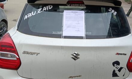 Vehicle found involved in terrorism case seized in Bandipora