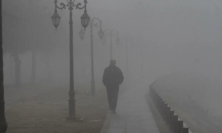 Fog lingers on amid severe cold wave in Kashmir