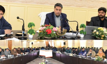 Tallat Parvez reviews progress on VBSY in Ganderbal