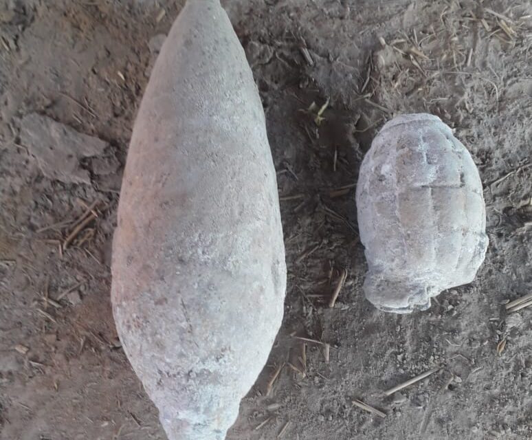 Explosive material recovered during Highway upgradation work in Rajouri.