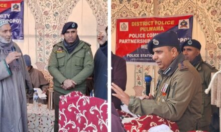 SSP Pulwama chairs Grievance Redressal Camp in Pulwama