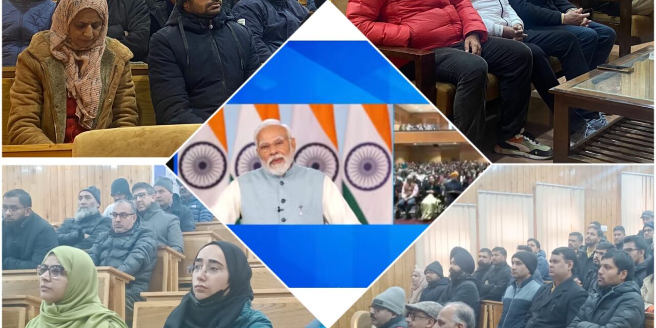 NIT Srinagar staff attends PM’s ‘Viksit Bharat@2047’ workshop
