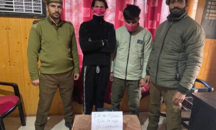 Police arrests 02 drug peddlers in Baramulla; Contraband substances recovered