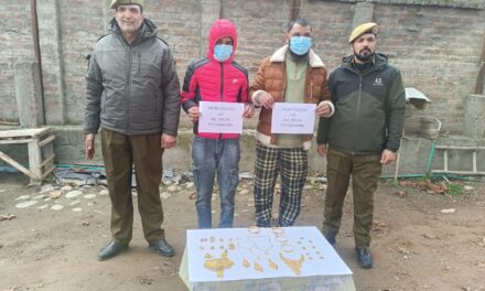 Police solves theft case in Budgam, 2 accused arrested;Stolen property worth lacs recovered