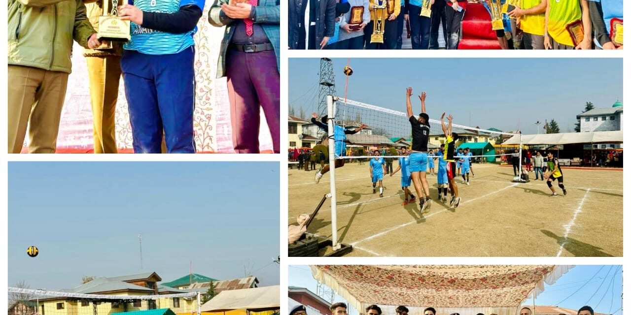 Volleyball Tournament under the Banner ‘Shaheed Humayun sports Tournament’ concludes in Anantnag