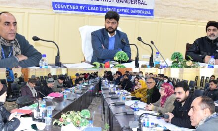 DDC Ganderbal chairs DCC & DLRC meeting
