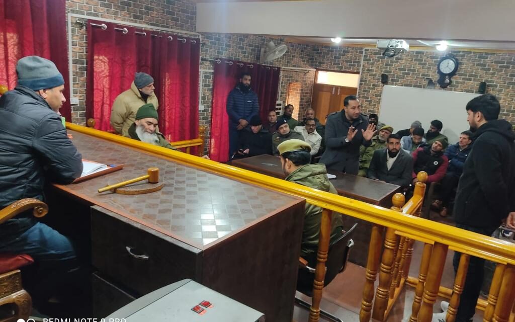 PTS Manigam organises Moot Court mock trails for 23 Police officers of Bandipora 