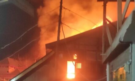 Double storey residential house gutted in Massive fire incident in Gund