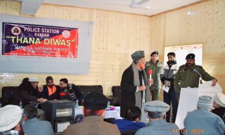 Ganderbal Police Observed Thana Diwas across District;SSP Ganderbal Nikhil Borkar-IPS chaired the event at Kangan.