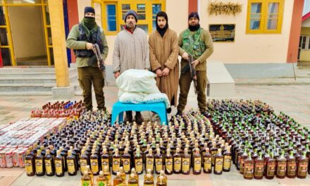 Anantnag Police recovered huge consignment of Contraband substance. Case Registered.