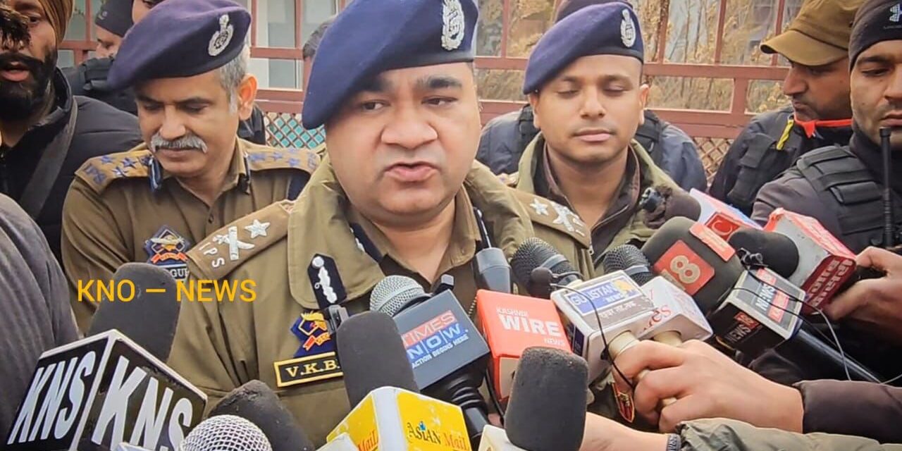 Tackling drugs trade in J&K on police’s strategic agenda: IGP Kashmir