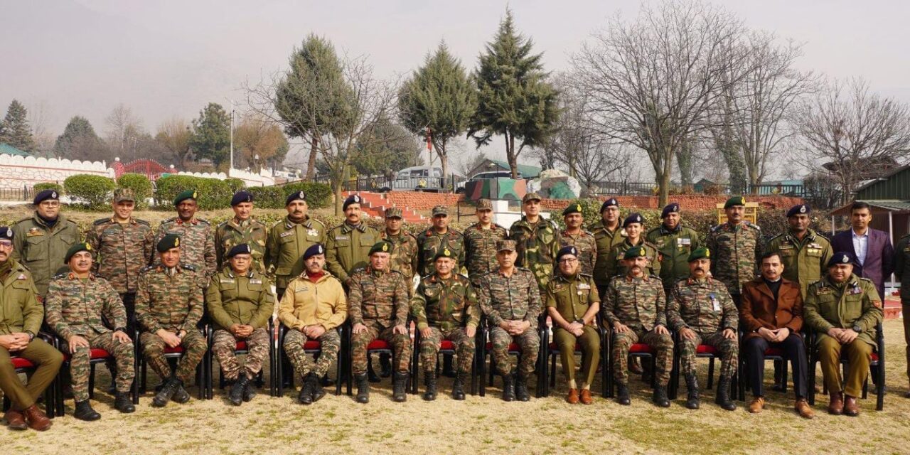 Army Commander Northern Command Lt Gen Upendra Dwivedi Holds Comprehensive JSR At Victor Force Hqrs, Compliments Synergy Between Security Grid