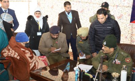 Moving out of station headquarters to hold the grievance redressal programme at district level is aimed to improve Police services in far-flung areas too; DGP J&K at grievance redressal programme in Kupwara