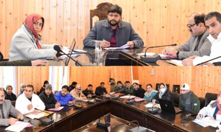 DC Ganderbal reviews progress of projects of Health Department