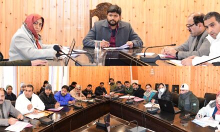 DC Ganderbal reviews progress of projects of Health Department