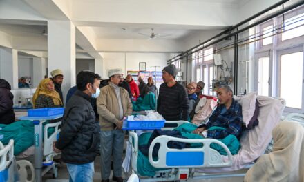 CEC Dr Jaffer inspects healthcare facilities at DH Kargil