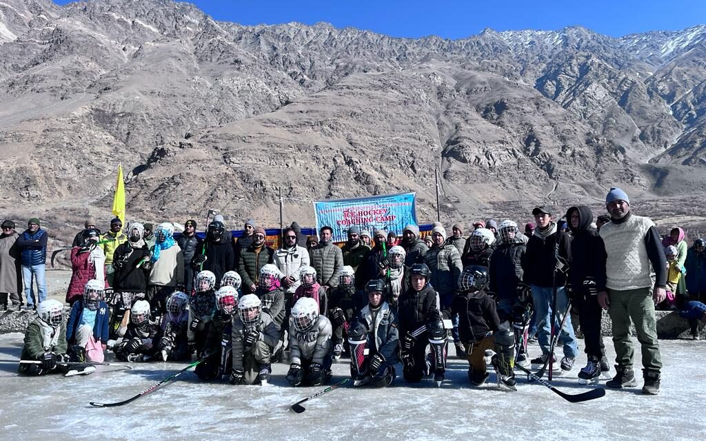 15-day ice hockey coaching camp begins at Taisuru