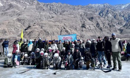 15-day ice hockey coaching camp begins at Taisuru