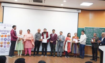 SKIMS Team in Super 6 at AIIMS National Medicine Quiz, Makes Institution Proud