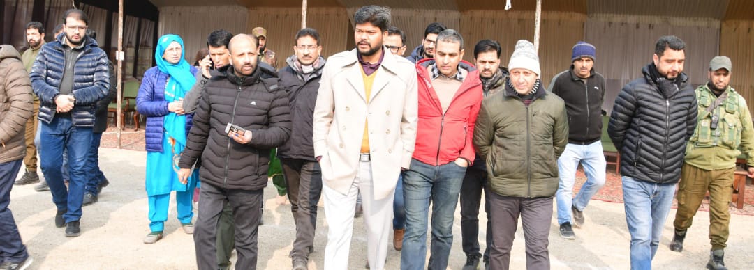 DC Ganderbal inspects Republic Day arrangements at Venue