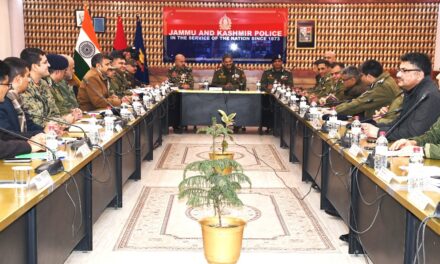 Republic Day celebrations in Kashmir;DGP, J&K chairs high level joint security meeting;Ensure optimum security arrangements at all the venues across Kashmir: DGP to officers