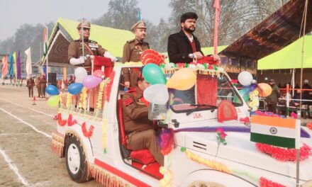 Full Dress Rehearsal for forthcoming Republic Day held at Qamariya Stadium Ganderbal