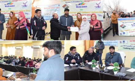 14th National Voters Day celebrated at Ganderbal