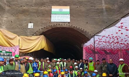 BRO achieves Breakthrough of 700 Mtr long Naushera Tunnel on Akhnoor – Poonch Road