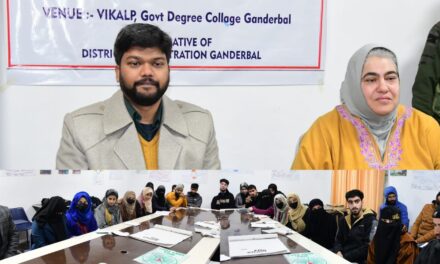 Entrepreneurship development workshop concludes at Ganderbal;DC highlights initiatives for supporting budding entrepreneurs