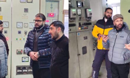 ADC Ganderbal inspects several Receiving Stations to ensures reliable Power Supply in district