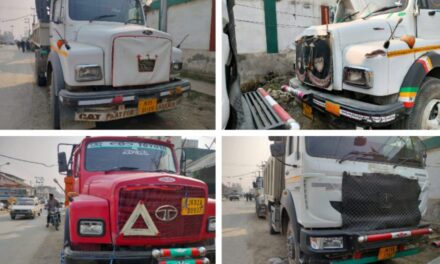 Illegal extraction & transportation of minerals;Police seizes 5 vehicles, arrests 5 persons in Baramulla