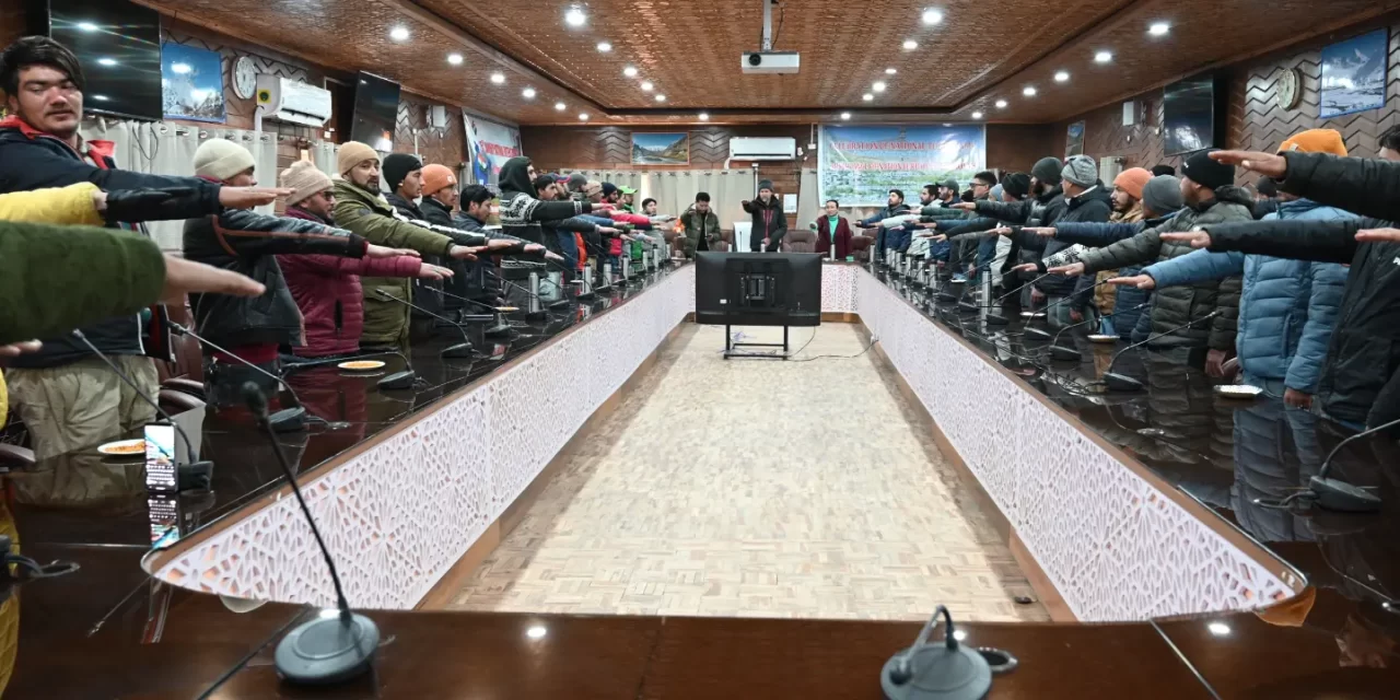 Tourism Department Kargil organizes program for drivers