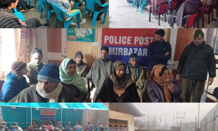 Police facilitates Police Community Partnership Group (PCPG) meetings in Kulgam