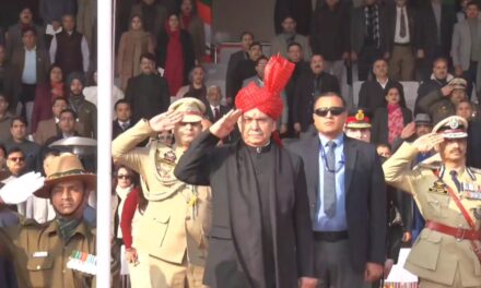 Republic Day Eve: LG Manoj Sinha Unfurls National Flag at Republic Day Function in Jammu