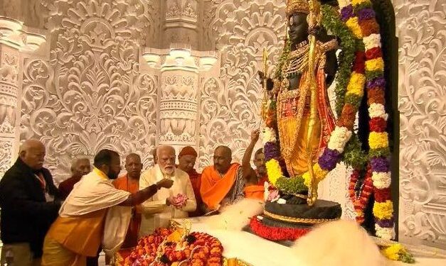 Special prayers performed at several temples in Kashmir to mark Ram temple consecration