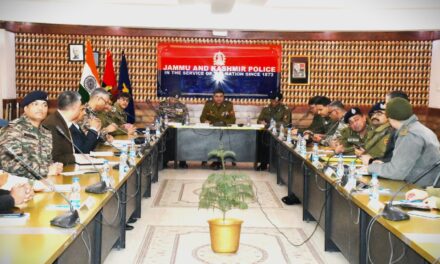 IGP Kashmir Revisits Security In Joint Meeting at PCR Kashmir