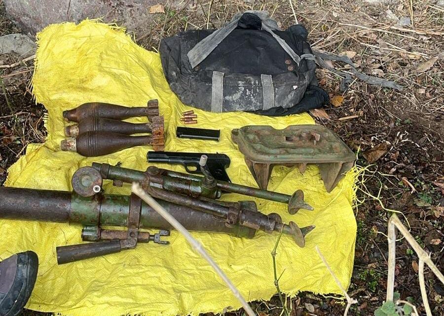 Security Forces recover arms and ammunition in Surankote