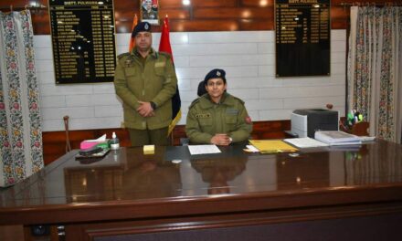 P D Nitya -IPS assumed charge as SSP Pulwama.