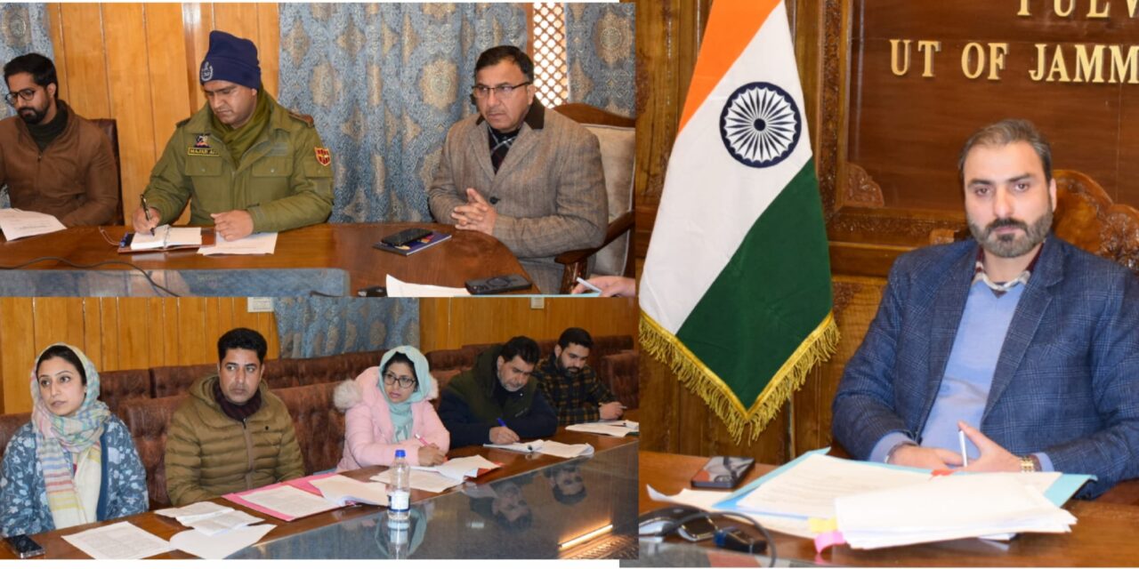 DC Pulwama Chairs Meeting for Implementation of SAHYTA Scheme
