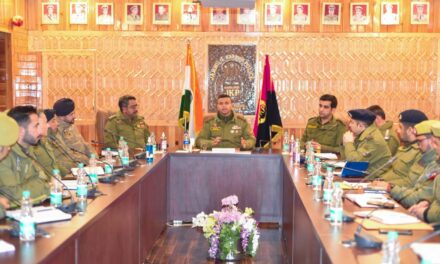 SSP Baramulla chairs ops and crime review meeting at DPL Baramulla