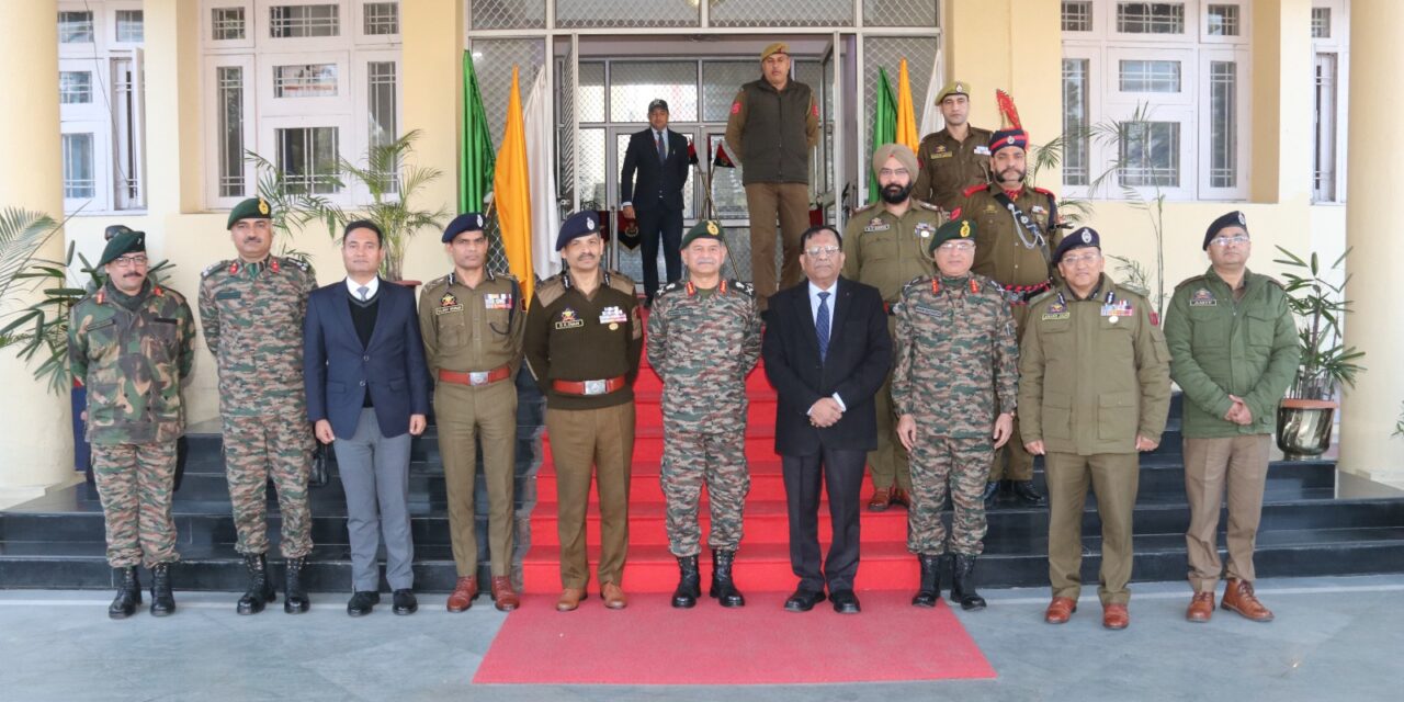 J&K Police bids farewell to Lieutenant General Upendra Dwivedi, GOC-in-C, Northern Command;Synergy between the J&K Police and the army has been unparalleled: Lt. General Dwivedi