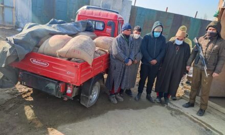 Police seize 8 quintals of illegally procured rice in Budgam, 04 accused arrested