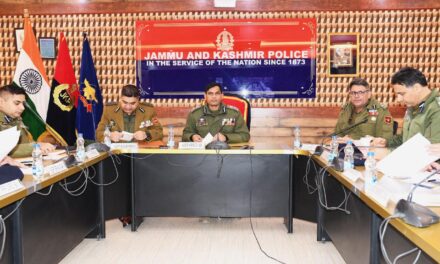 ADGP Armed J&K chaired a preparatory meeting of officers to review the arrangements for 23rd All India Police Water Sports Championship 2023 – 24