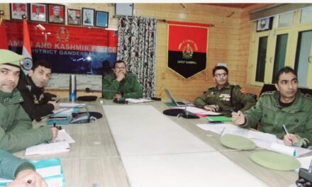 Preparedness Meeting for forthcoming parliamentary elections organised at conference hall DPO Ganderbal.