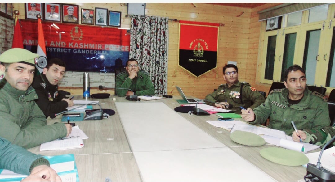 Preparedness Meeting for forthcoming parliamentary elections organised at conference hall DPO Ganderbal.