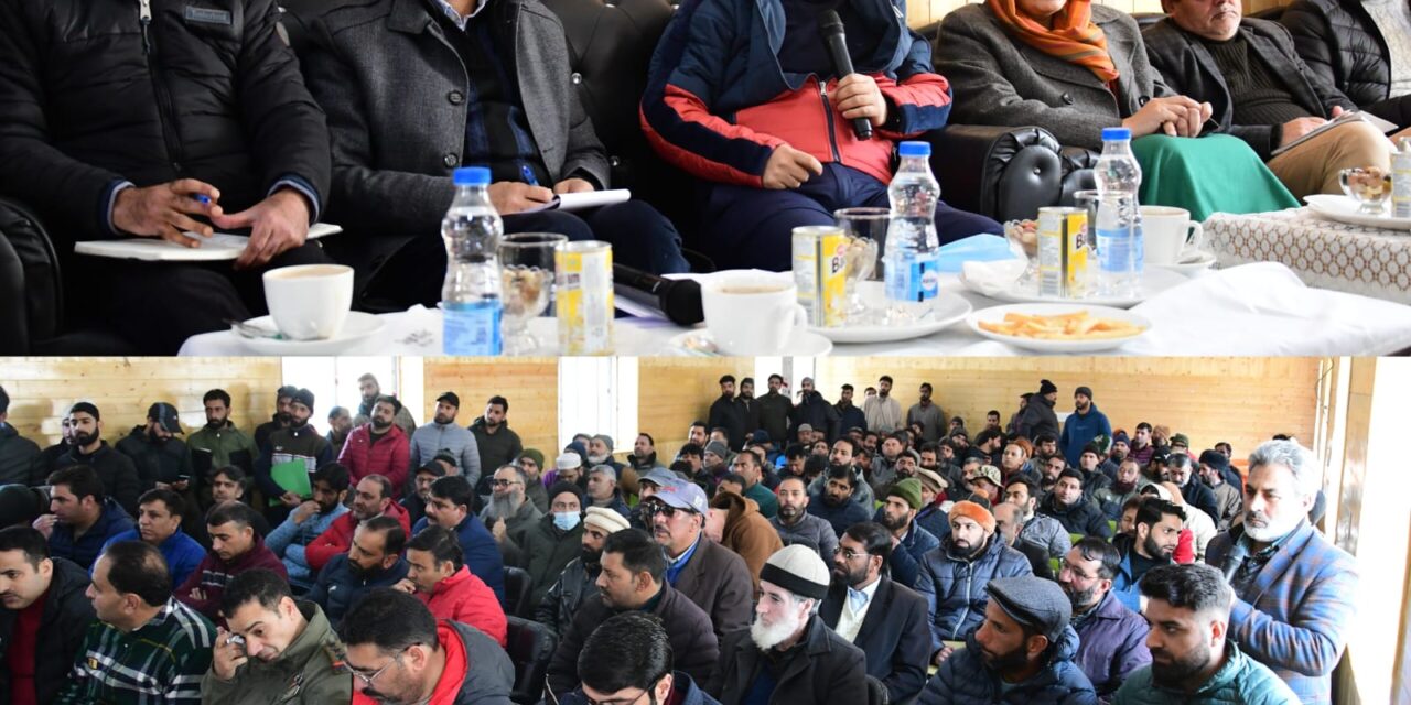 Commissioner Secretary FCS&CA Zubair chairs public darbar at Kangan