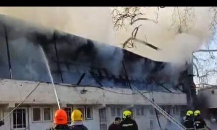 Massive fire breaks out at MLA hostel in Srinagar